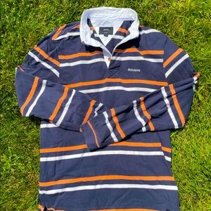 Finisterre Orange, White, Navy Rugby/ Men’s M